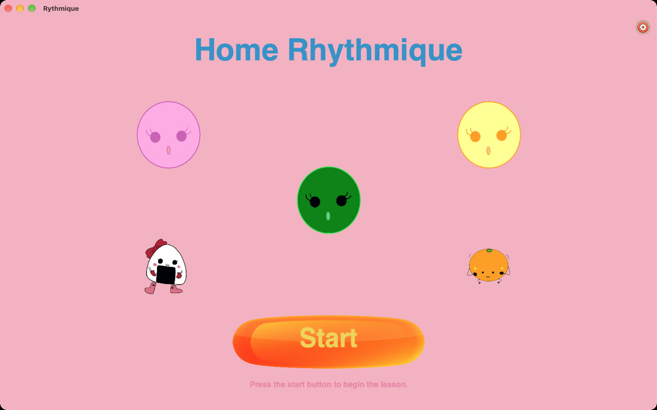 Home Rhythmique Mac screenshot