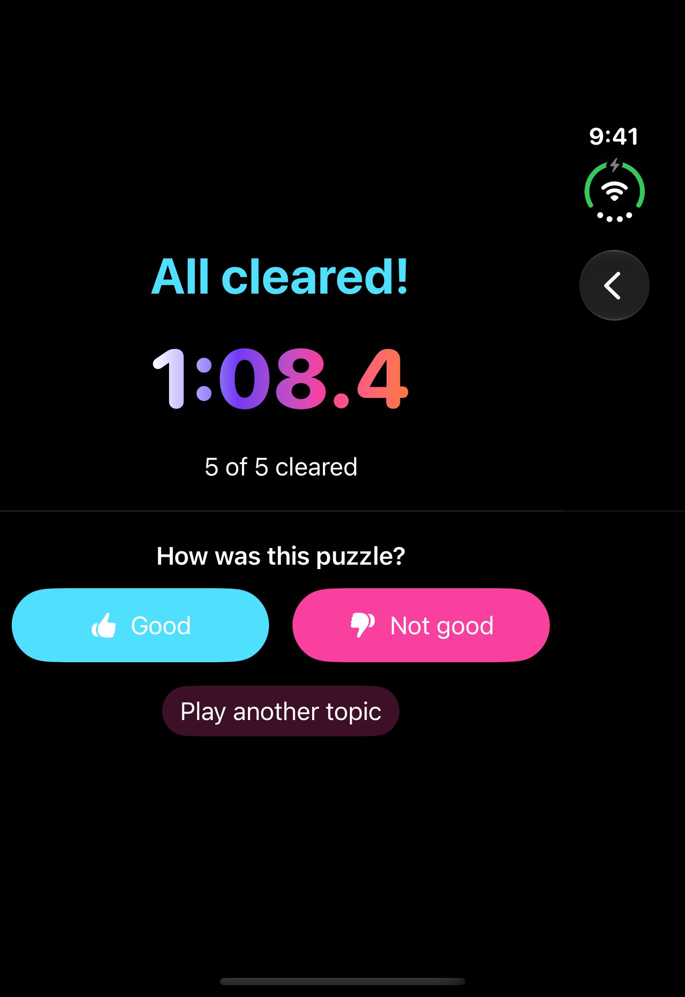 Closed (outer display): all cleared