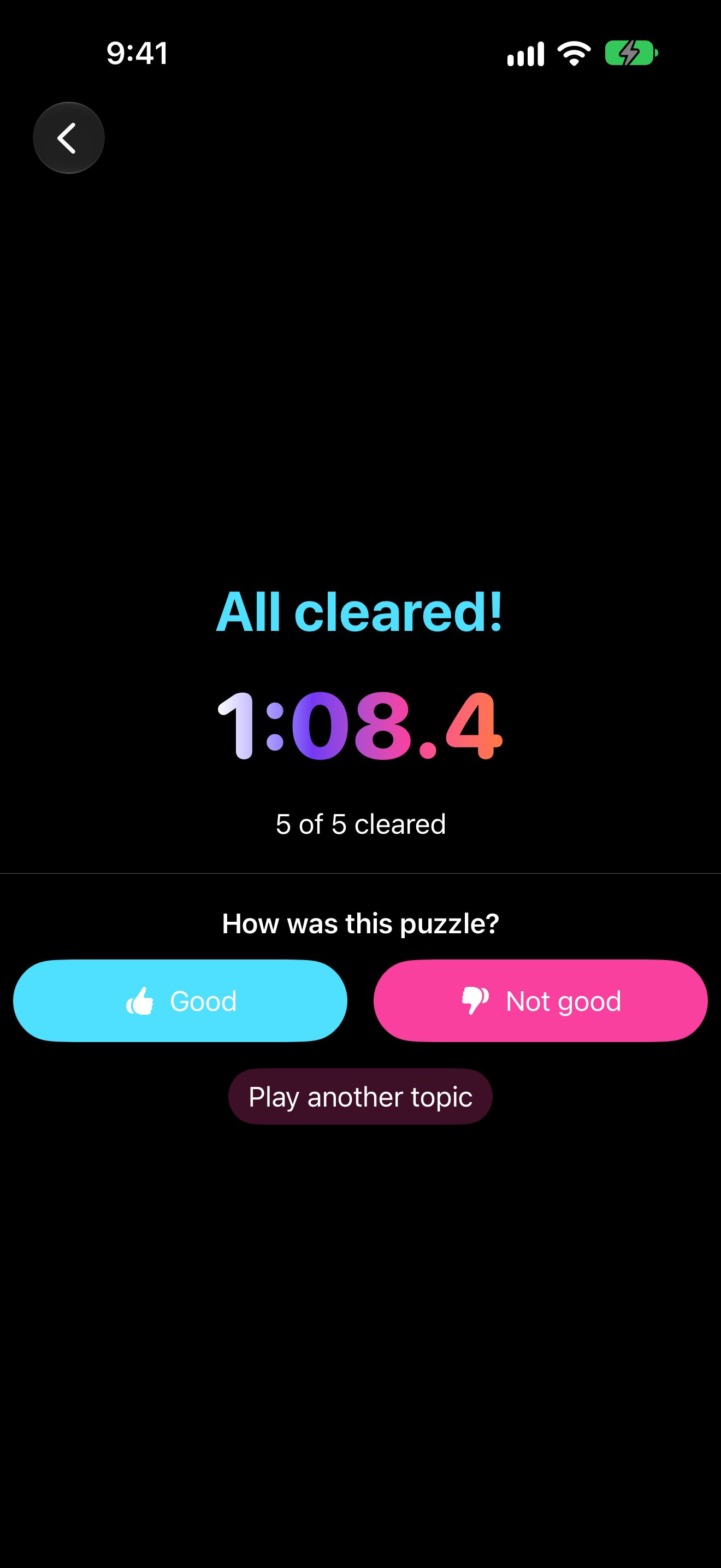 AI Word Scramble iPhone screenshot 3